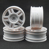 Tamiya Split 5-Spoke 26mm Width +2 Offset Wheels 4 pcs White For 1/10 Touring RC #54674